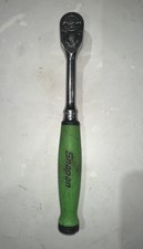 Snap On Tools 3/8 Ratchet Green Handle FH936A READ DESCRIPTION!