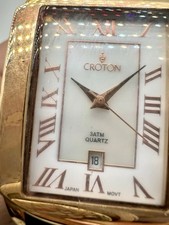 Croton Ladies Ballroom Watch with Mother of Pearl Face W/ Date Dial