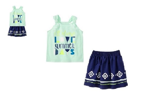 NWT Gymboree Blue Safari Sets, Tops, Skirt U-Pick Size: 6, 7, 8 - Picture 2 of 10