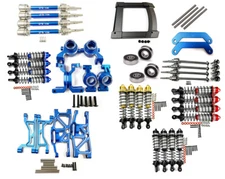 Metal Shock Absorber Upgrade parts for RC TRAXXAS 1/10 MAXX  Monster Truck BLUE