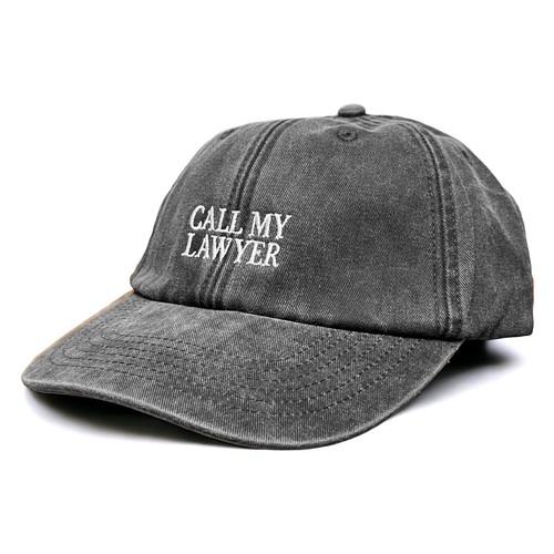 Call My Lawyer Washed Embroidered Dad Baseball Cap || Funny Better Law Saul Hat - Picture 9 of 24