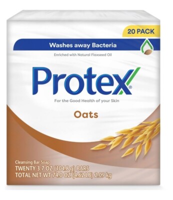 Protex Oats Cleansing Bar Soap - 3.7 oz., 20 ct.