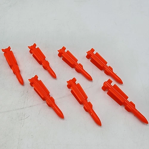 Lot Of 7 Gi Joe Cobra 1987 Mobile Command Center: Small Missile Free Shipping