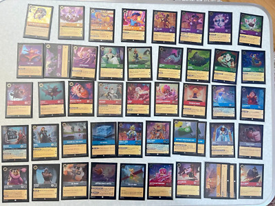 Disney Lorcana 30 Karten Mystery Konvolut - 5 Foil Holo Karten + 25 Bulk Restposten
