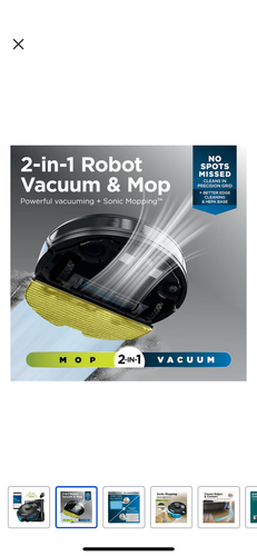 Shark - Matrix Plus 2-in-1 Robot Vacuum & Mop with Sonic Mopping - Picture 7 of 18