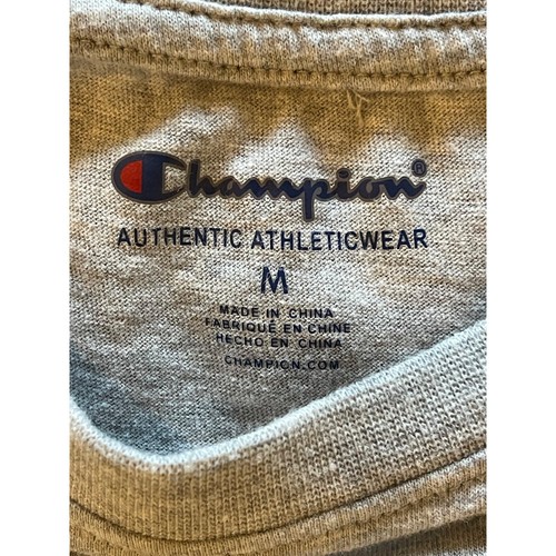 Champion Shirt Youth Medium White And Gray Lot Of 2 Short Sleeve Crew Neck Tee - Picture 10 of 12