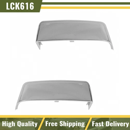 Dorman 959-018 959-019 Mirror Cap Chrome Towing Pair for 09-13 Ford F150 Truck