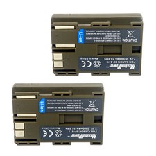 Refuelergy 2-Pack battery for Canon BP-508 BP511 BP512 BP-512 BP514 BP-514