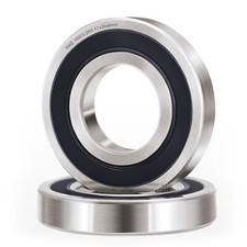 XIKE 2 Pcs 16003-2RS 17x35x8mm Double Seals Deep Groove Ball Bearings.