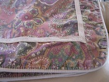 PAIR Ralph Lauren Chaps King Shams Chandler Paisley Rust Red Brown Green