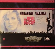 The Real McCoy Laserdisc, 1994 Widescreen Kim Basinger Val Kilmer, Watched