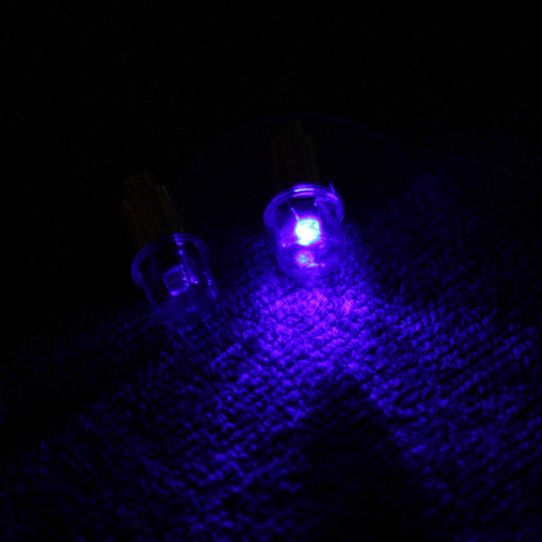 2x Motorcycle Bike Car Bicycle LED Light Air Tire Wheels Valve Stem Caps Blue - Picture 8 of 11