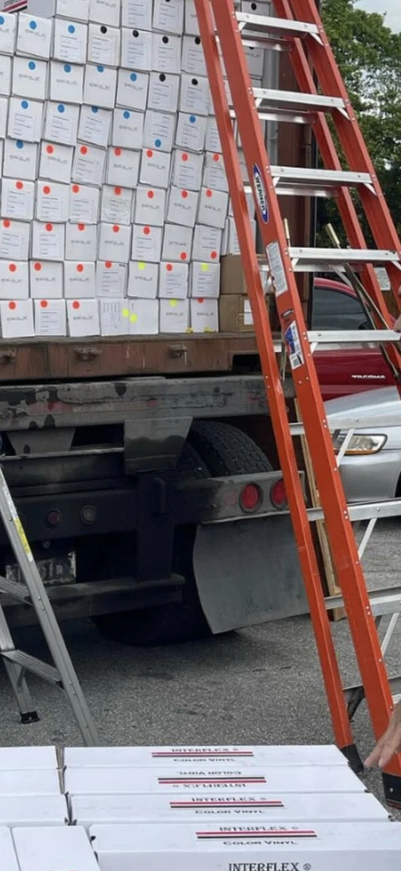 Pegatinas adhesivas de vinilo para Plotter Cameo Silhouette 12 "x 50 yardas brillantes Foto 3 de 3