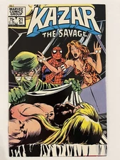 Ka-Zar the Savage #21, 1982 Bronze Age, Marvel Comics Group Comic Book