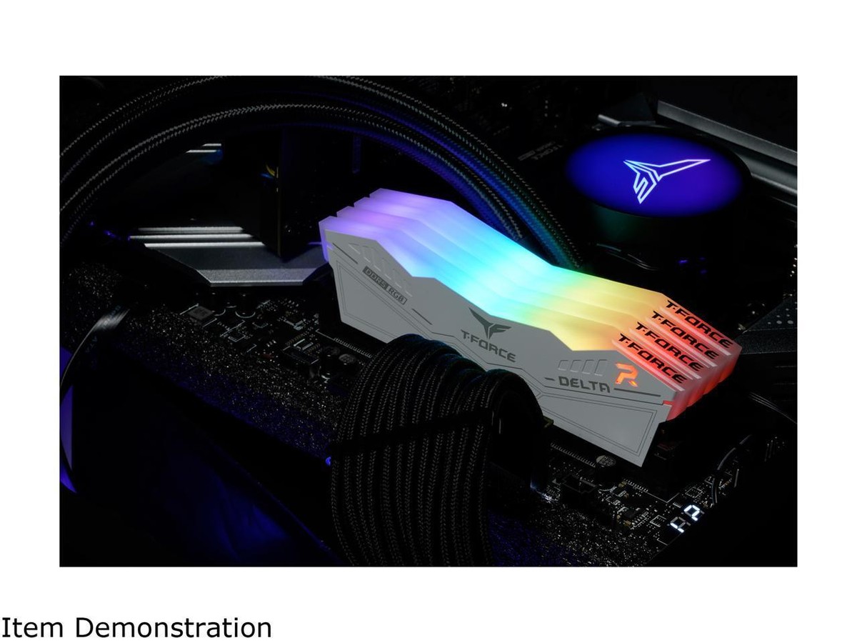 Team T-Force Delta RGB 32GB (2 x 16GB) PC RAM DDR5 7200 (PC5 57600