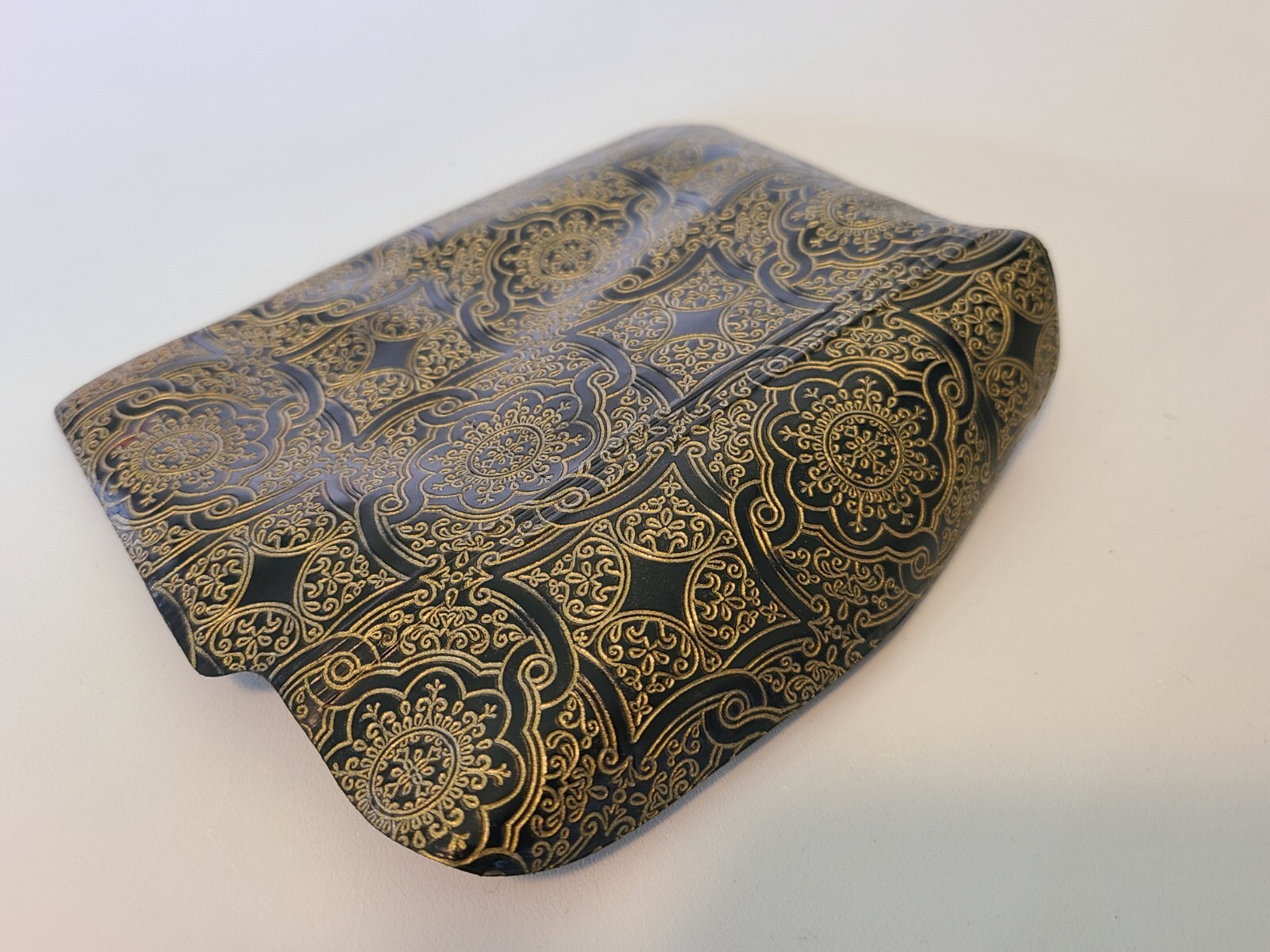 RARE Mantilla Scarf Storage Pouch Vintage Deluxe Cross Gem