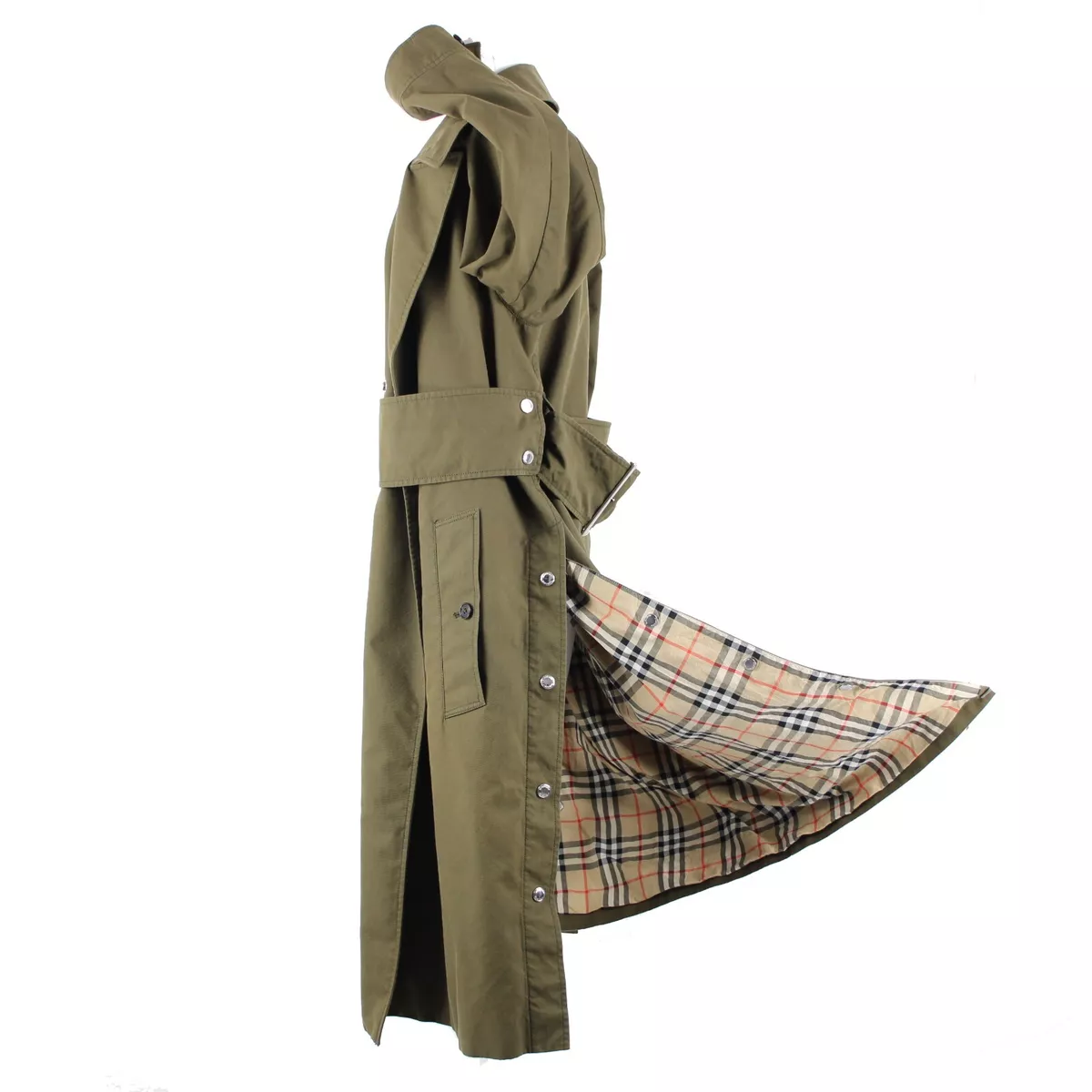 Burberry olive 2025 trench coat