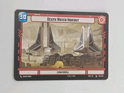 Star Wars Unlimited TCG Einzelkarte Death Watch Hideout NM