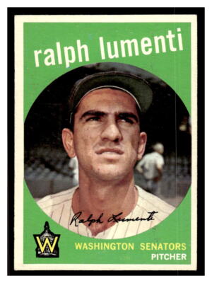 1959  Topps Baseball #316b Ralph Lumenti  126E-01