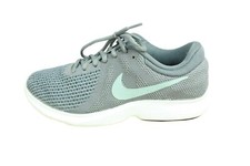 Nike Revolution 4 Women's Gray Nylon Lace Up Breathable Running Sneaker Shoes 8