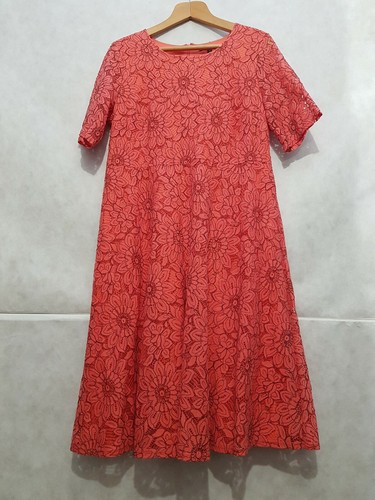 BONMARCHE ORANGE SHORT SLEEVE FLORAL 