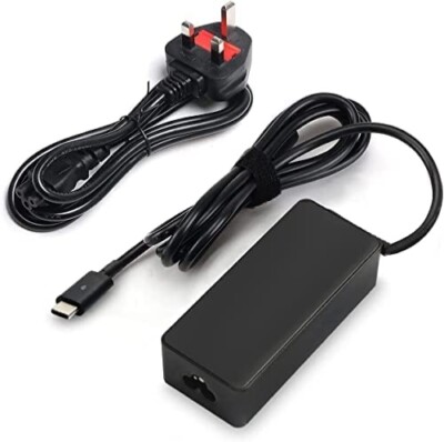 SIKER USB C Lenovo Laptop Ladegerät, 65W UK Netzteil Ladegerät für Lenovo Think