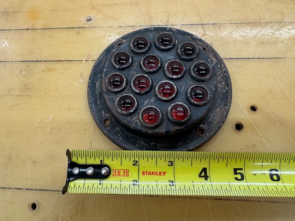 OLD KING BEE TIPO A FOTO RAIO VIDRO MÁRMORE OLHO DE GATO REFLETOR CAMINHÃO PONTE RATROD  - Imagem 4 de 4