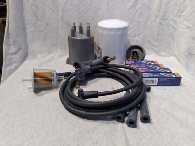 Fits Ford Tractor Tune Up Kit Wires Plugs Points Cap Rotor 2000 3000 3600 4000 1