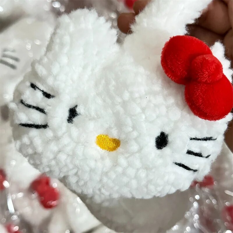 Hello Kitty Earmuffs Cute Autumn Winter Warm Plush Earmuffs Y2K for