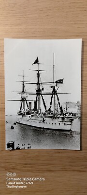 Postkarte Marineschiff HMS Alexandra Card No. 204 ungel_
