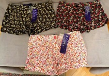 MILEY CYRUS/MAX AZRIA "JUNIOR" Summer Floral Shorts Assorted Sizes  Colors BNWT