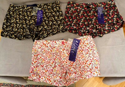 MILEY CYRUS/MAX AZRIA ''JUNIOR'' Summer Floral Shorts Assorted Sizes & Colors BNWT