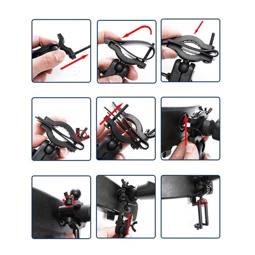 Retractable 360° Car Phone Holder Rotatable Rear View Mirror Mount Bracket Stand - Picture 8 of 11
