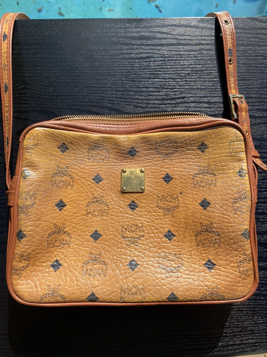 MCM, Bags, Authentic Vintage Leather Mcm Crossbody Bag