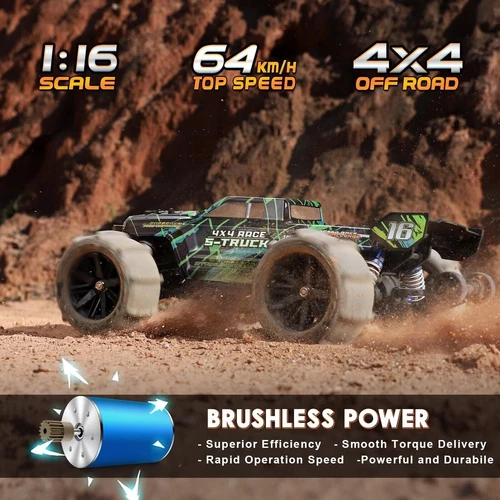 HAIBOXING 16890SA 1/16 4WD Brushless RC Truck Max 40 MPH, 3s applicable (NEW)
