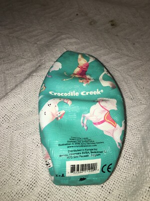 Crocodile Creek 5'' Teal Round Playground Ball Horse Theme, Brand New