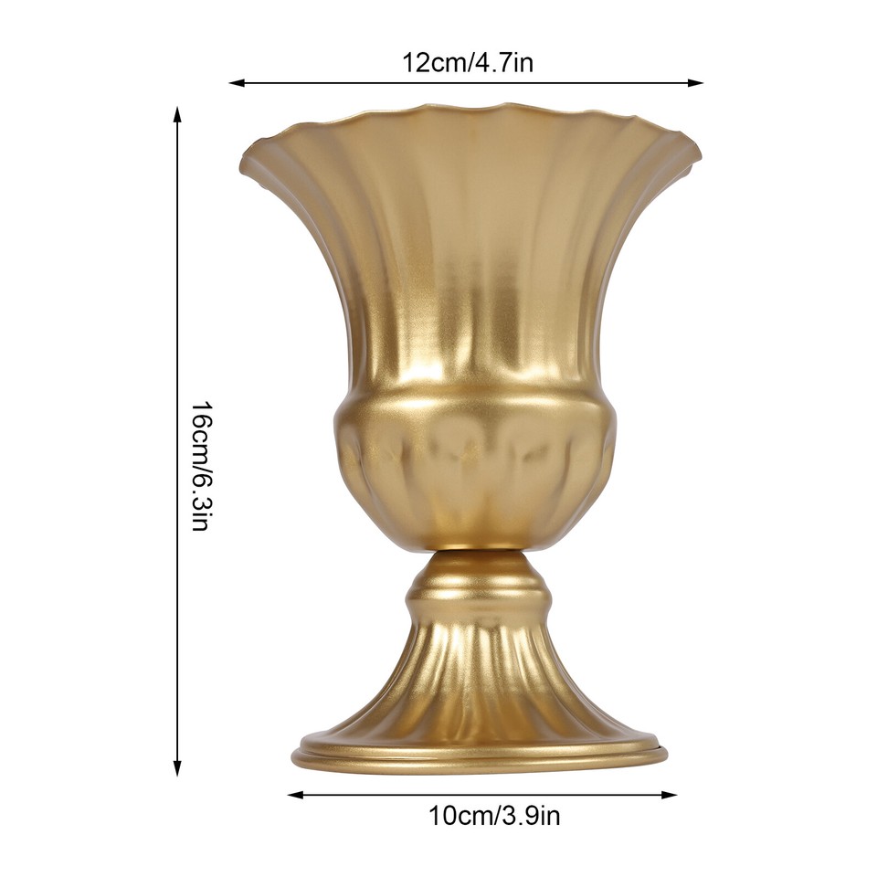 10x Flower Vases Trumpet 16cm Tall Vase Elegant Wedding Party