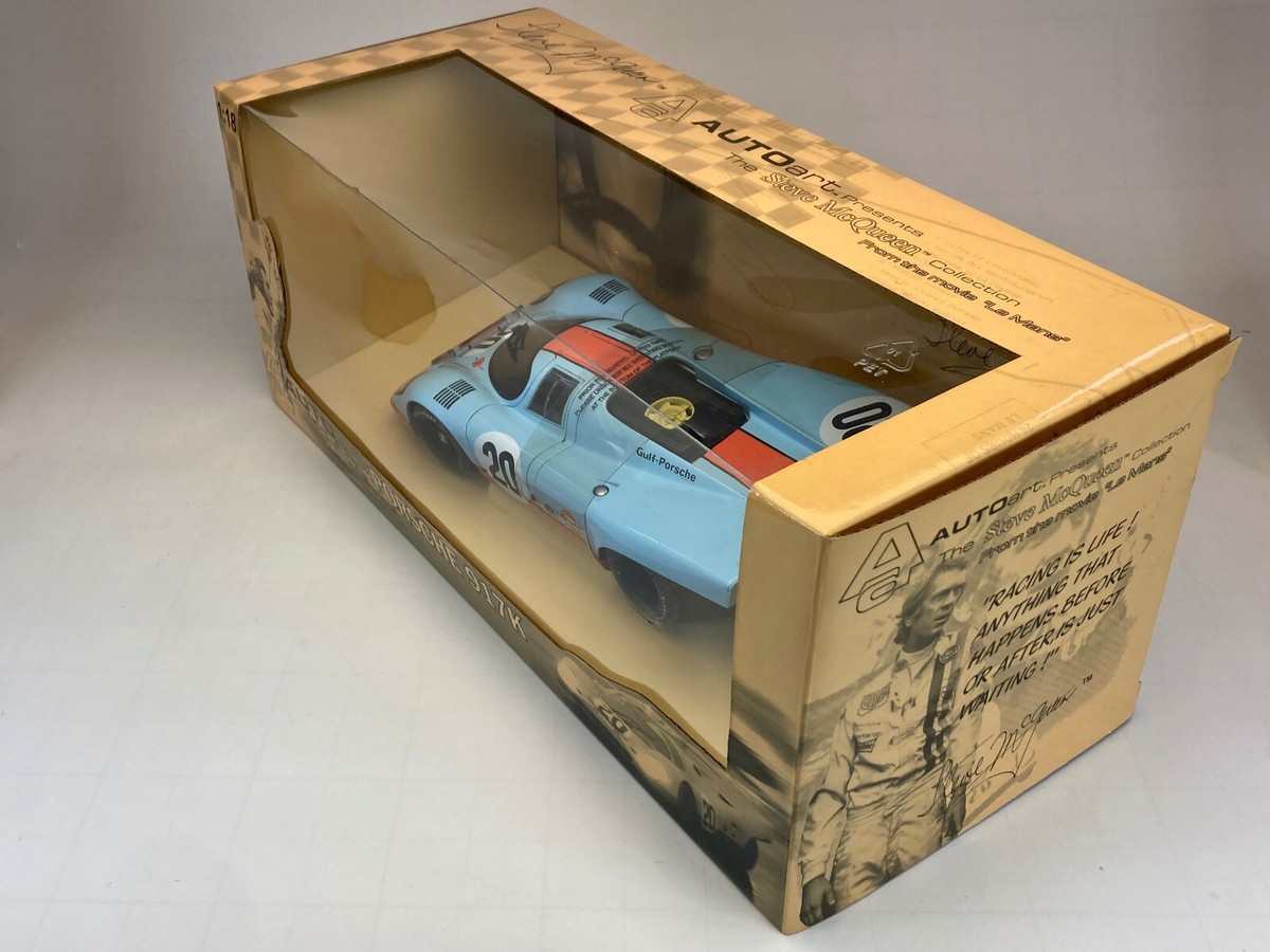 ミニカー AUTOart Porsche 917K Steve McQueen 1:18 AUTOart Porsche 917K #20 Steve McQueen LeMans movie