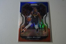 2020-21 NBA PANINI PRIZM CARD PAUL MILLSAP RED BLUE & WHITE PRIZM NO.44