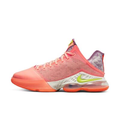 Nike Men's Lebron 19 Low Pink Sz 9 Basketball Shoes | eBay