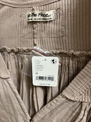 Brand New Free People Lyrical Tunic Size Medium Beige | eBay