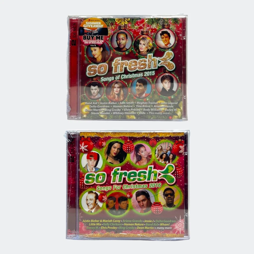 So Fresh: Songs of Christmas 2015 + 2016 CD Bundle (84 pistas) - Nuevo y sellado Foto 2 de 4