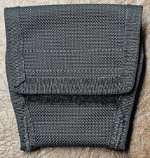 FirstSpear single handcuff pouch Black 6/12 1000D hook loop closure cuff pocket