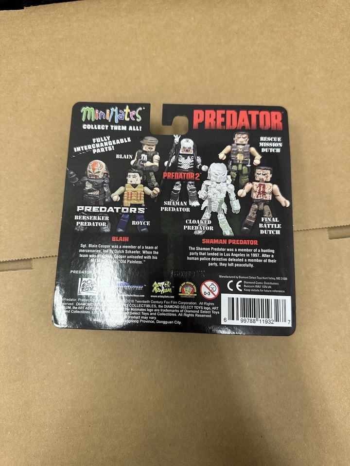 Minimates Predator Dutch & Cloaked Predator Estuche Fresco Foto 2 de 2