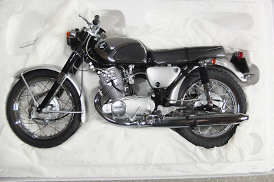 Ebbro 1:10 Honda cb72 1960 schwarz 10013 vintage bike model 1/10 NOS