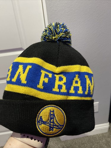 Golden State Warriors Beanie Hat Adult 