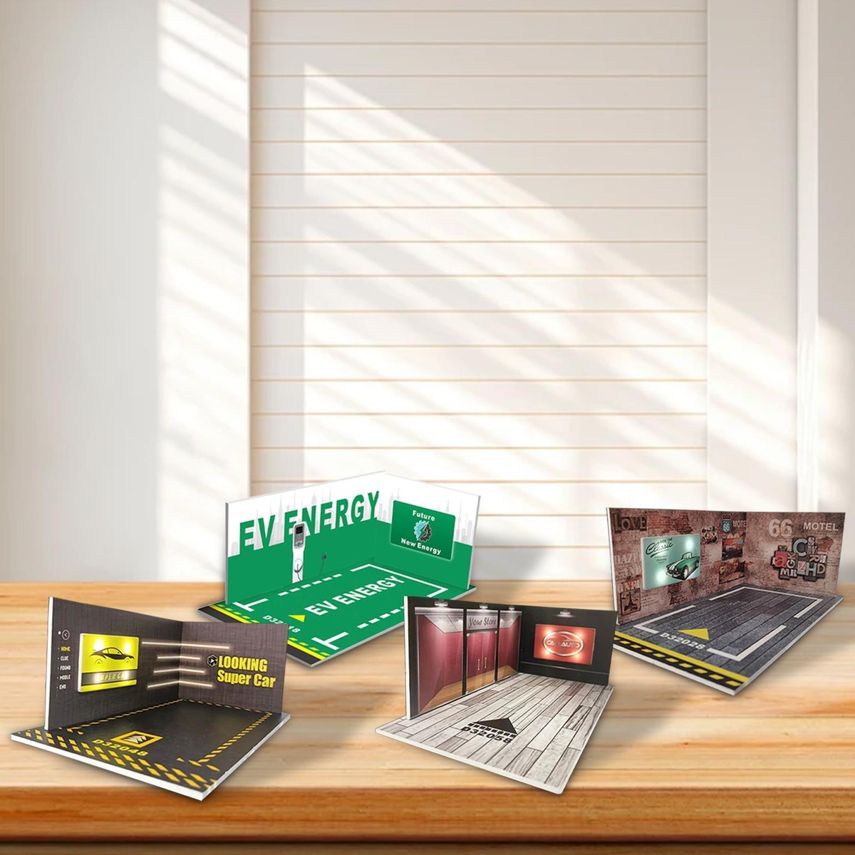 1/24 Scale Car Garage Display Case Diecast Car Collectibles