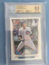 2014 BOWMAN DRAFT BASEBALL. RC KRIS BRYANT BGS 9.5 GEM MINT