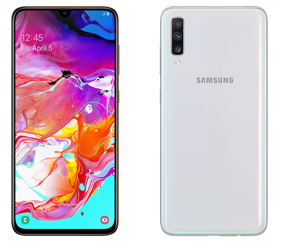 Samsung Galaxy Aシリーズ ホワイト Samsung Galaxy A70 - 128 GB - White (Unlocked) for sale