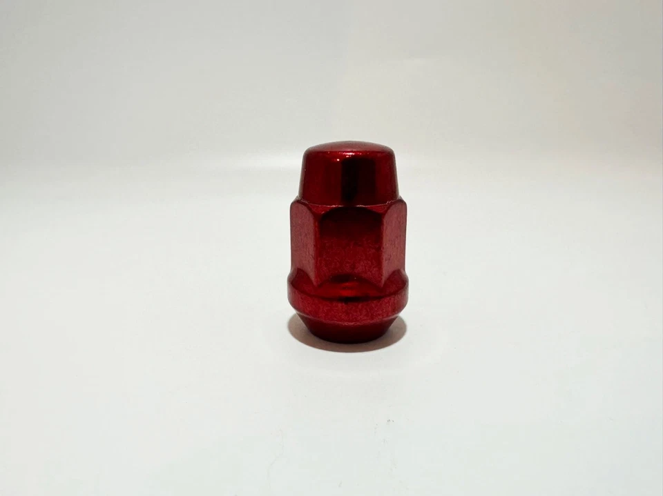 20pc Pontiac Lug Nuts Bulge Acorn 7/16 For Firebird Tempest GTO Red Wheel Nut - Image 4 of 4